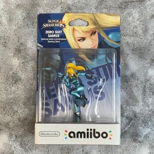 Zero Suit Samus Nintendo Amiibo Metroid Super Smash Bros. Series NIB Brand New